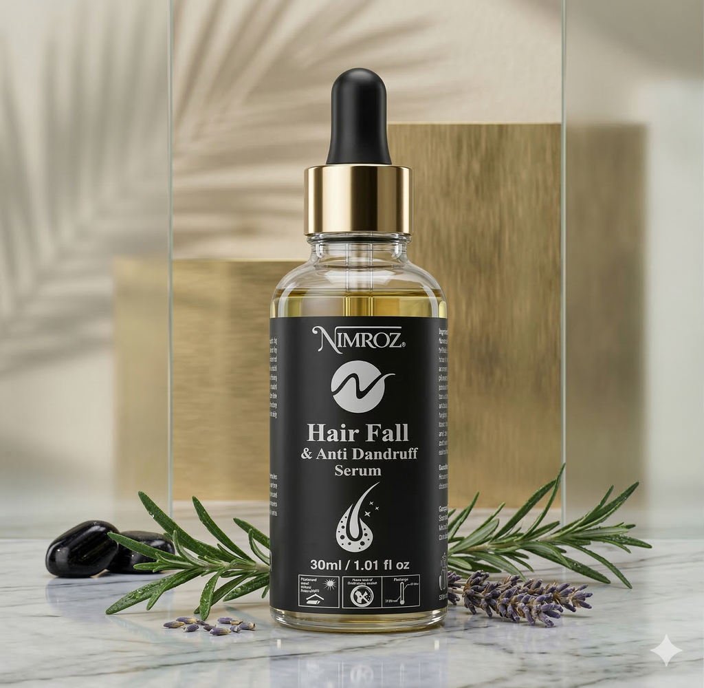 Nimroz Hair Fall & Anti-Dandruff Serum – Stronger Hair & Healthy Scalp (30ml)